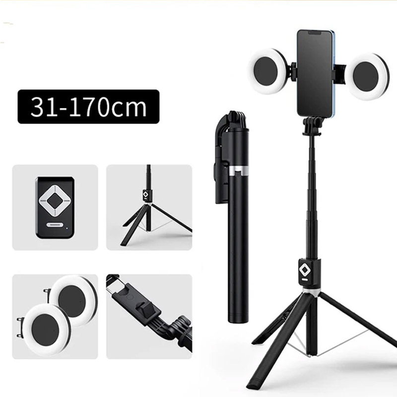 Photography Lighting Tent - 1.7m Extendable live Tripod Selfie Stick