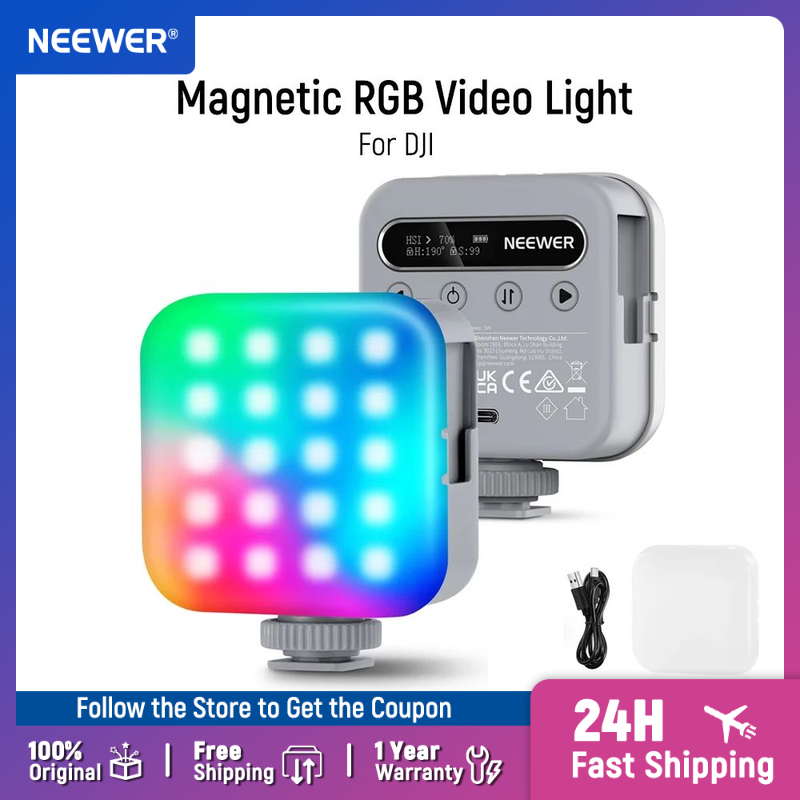 Photography Lighting Basics - New NEEWER BASICS Magnetic RGB Video