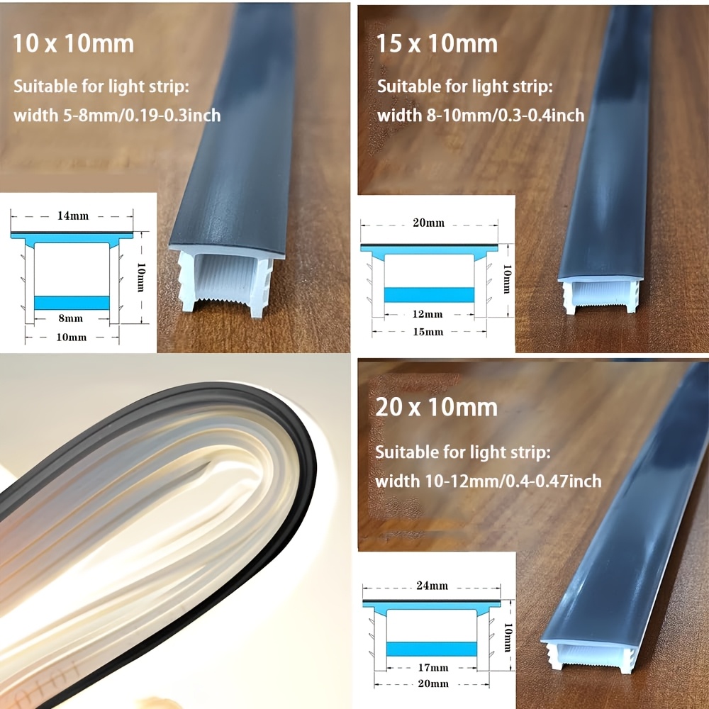 Diffusion Material Roll - 1510 Embedded flexible LED diffuser channel,