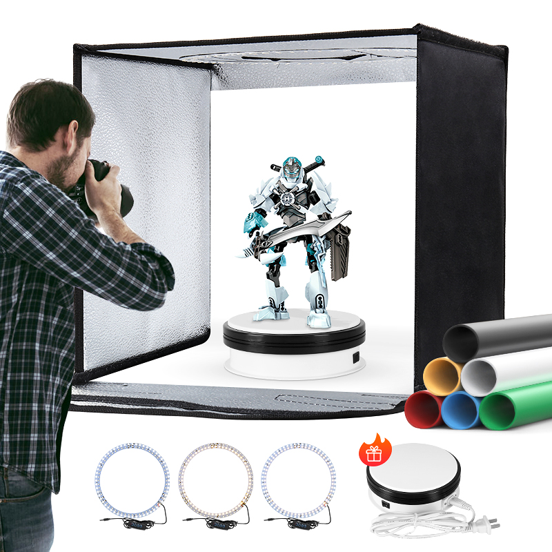 12x12in Dimmable Light Box Pho - Photography Lighting Tent のレビューと価格
