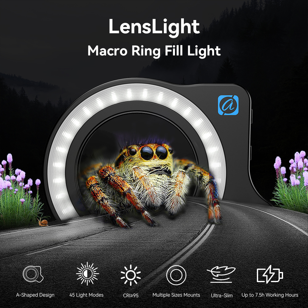 APEXEL 37mm 52mm Thread Macro  - Photography Lighting Ring のレビューと価格