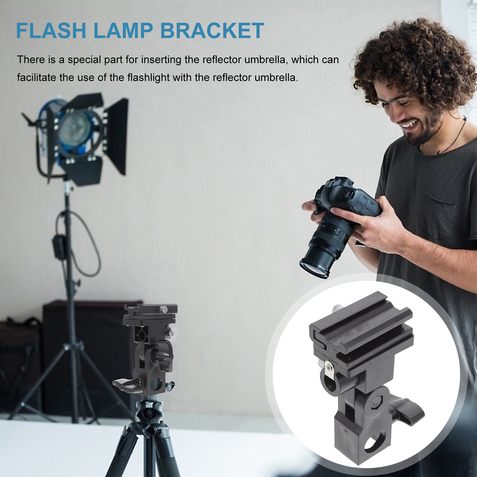 Adjustable Flash Light Bracket - Photography Lighting Direction のレビューと価格