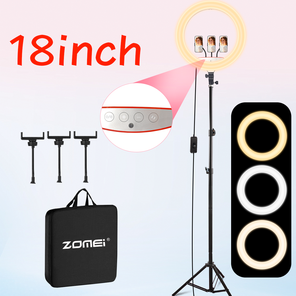 ofessional 18 Inch Ring Light  - Photography Lighting Online のレビューと価格