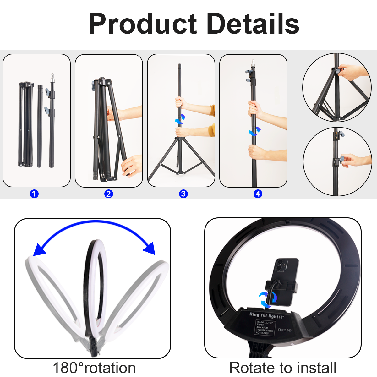 ofessional 18 Inch Ring Light  - Photography Lighting Online のレビューと価格