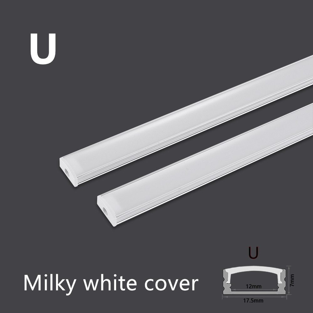 LED 50cm Aluminium Channel for - Diffusion Material Roll のレビューと価格