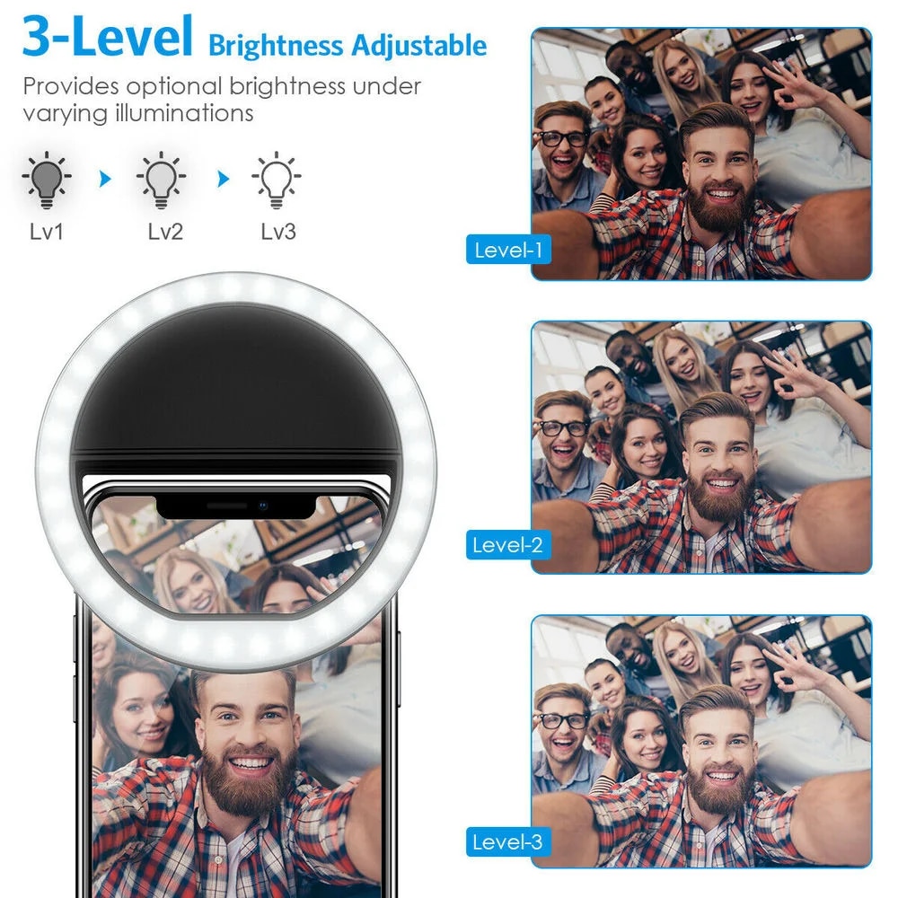 USB Rechargeable LED Selfie Ri - Photography Lighting Tent のレビューと価格