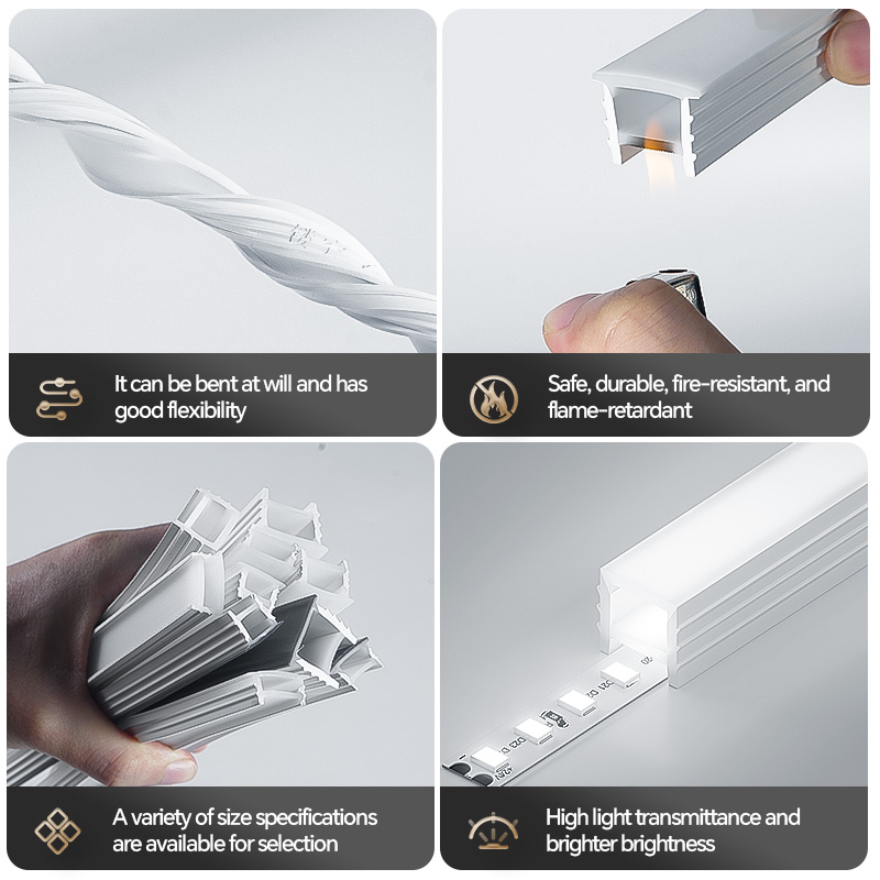 Flexible Silicone LED Channel  - Diffusion Material Roll のレビューと価格