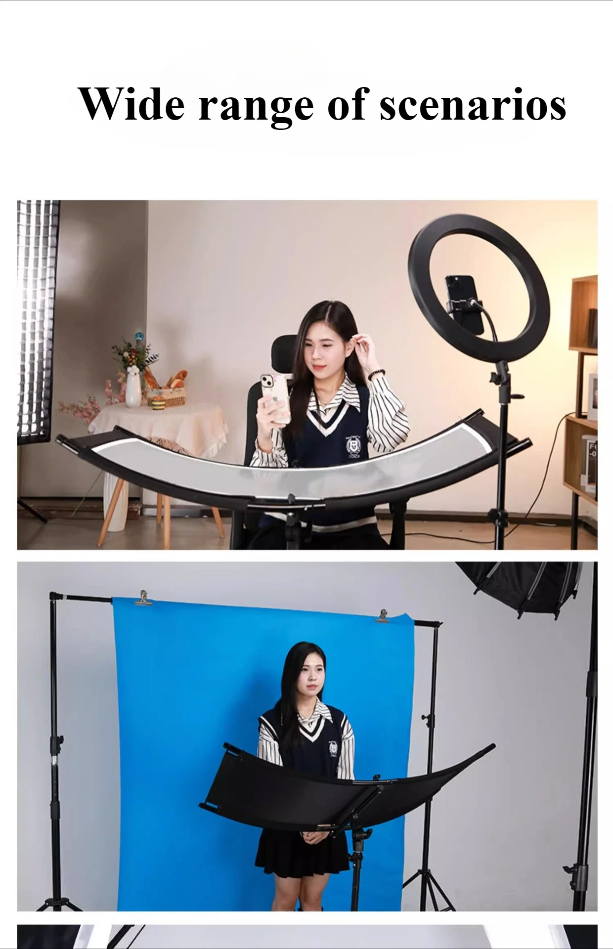 4-Color Cloth U-Type Reflector - Photography Lighting Types のレビューと価格