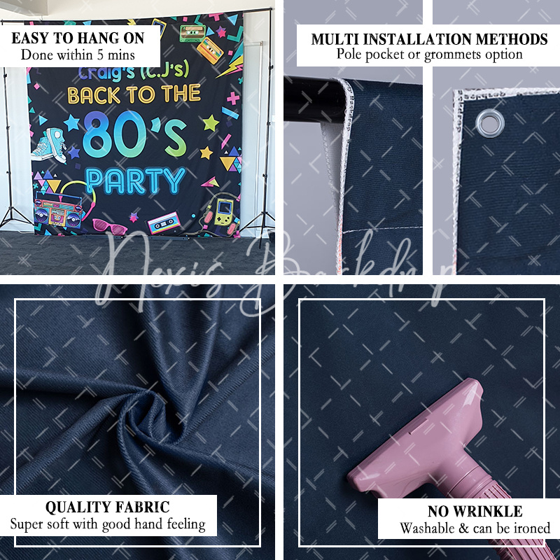 Custom Name Bow Turquoise Blue - Photography Lighting Backdrop のレビューと価格
