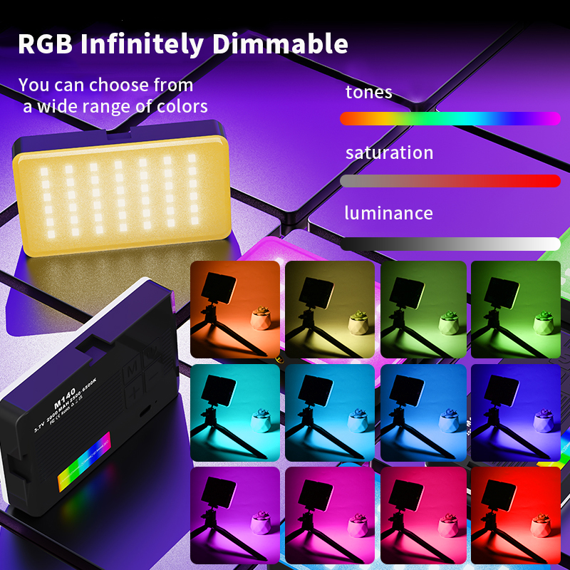 RGB Video Light Portable LED C - Photography Lighting Board のレビューと価格