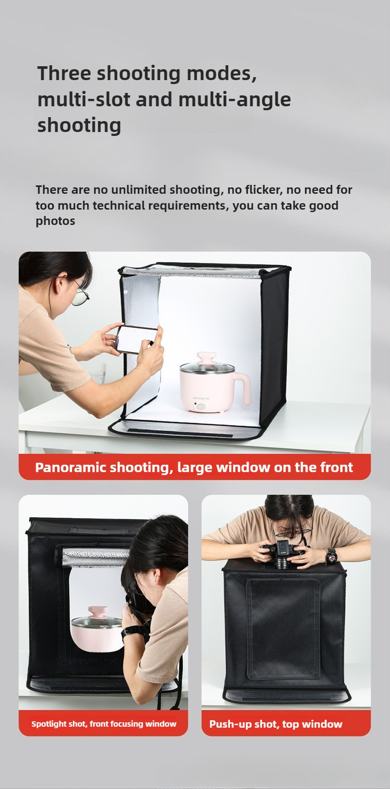 40cm Photography LED Studio Li - Photography Lighting Tent のレビューと価格