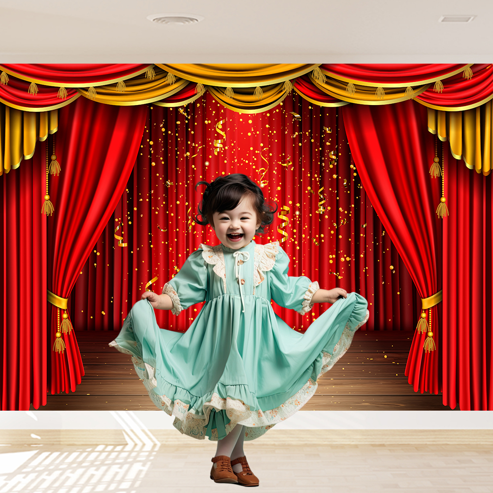 Red Theater Curtain Party Back - Photography Lighting Tent のレビューと価格