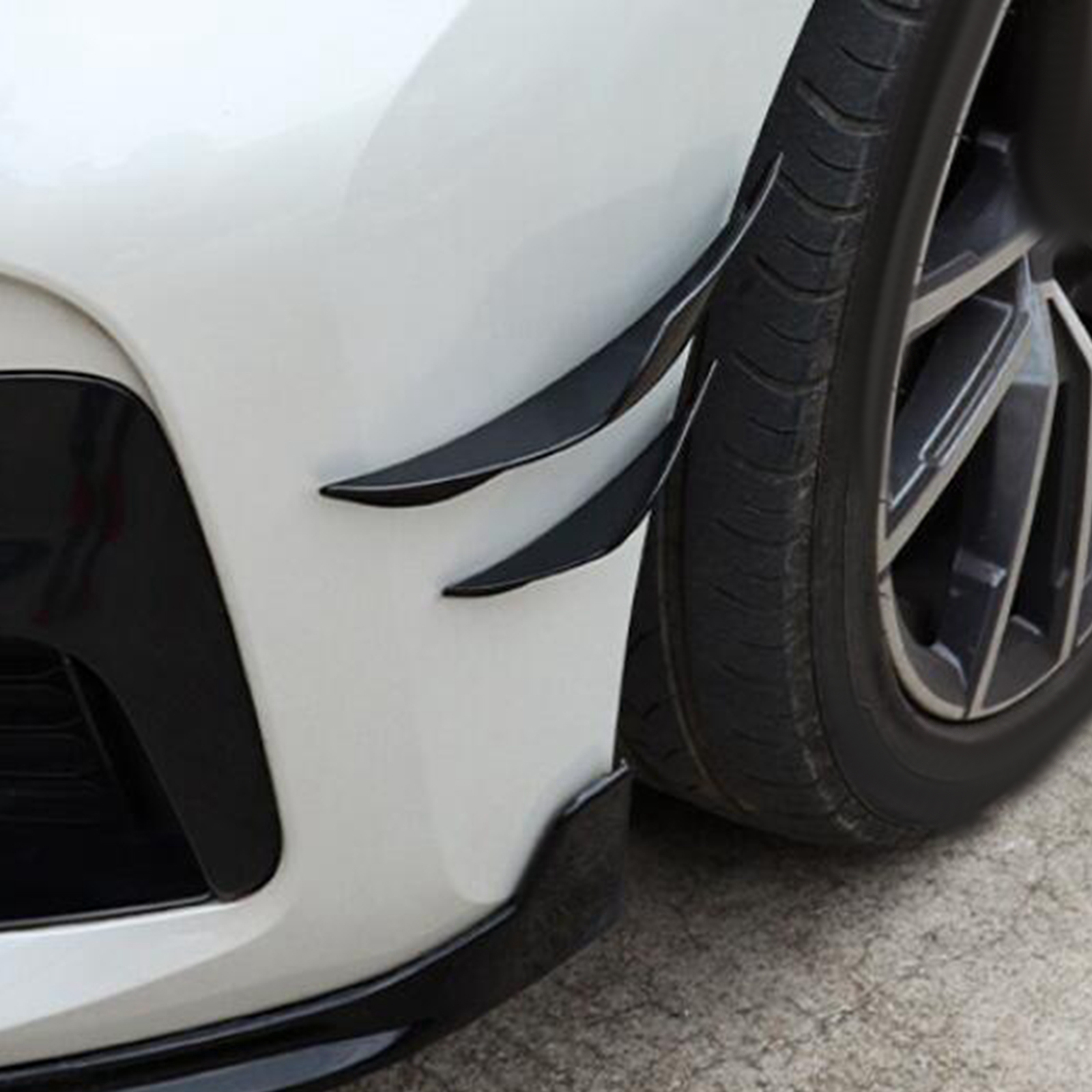 4Pcs Car Spoiler Canards Set S - Diffusion Material Roll のレビューと価格