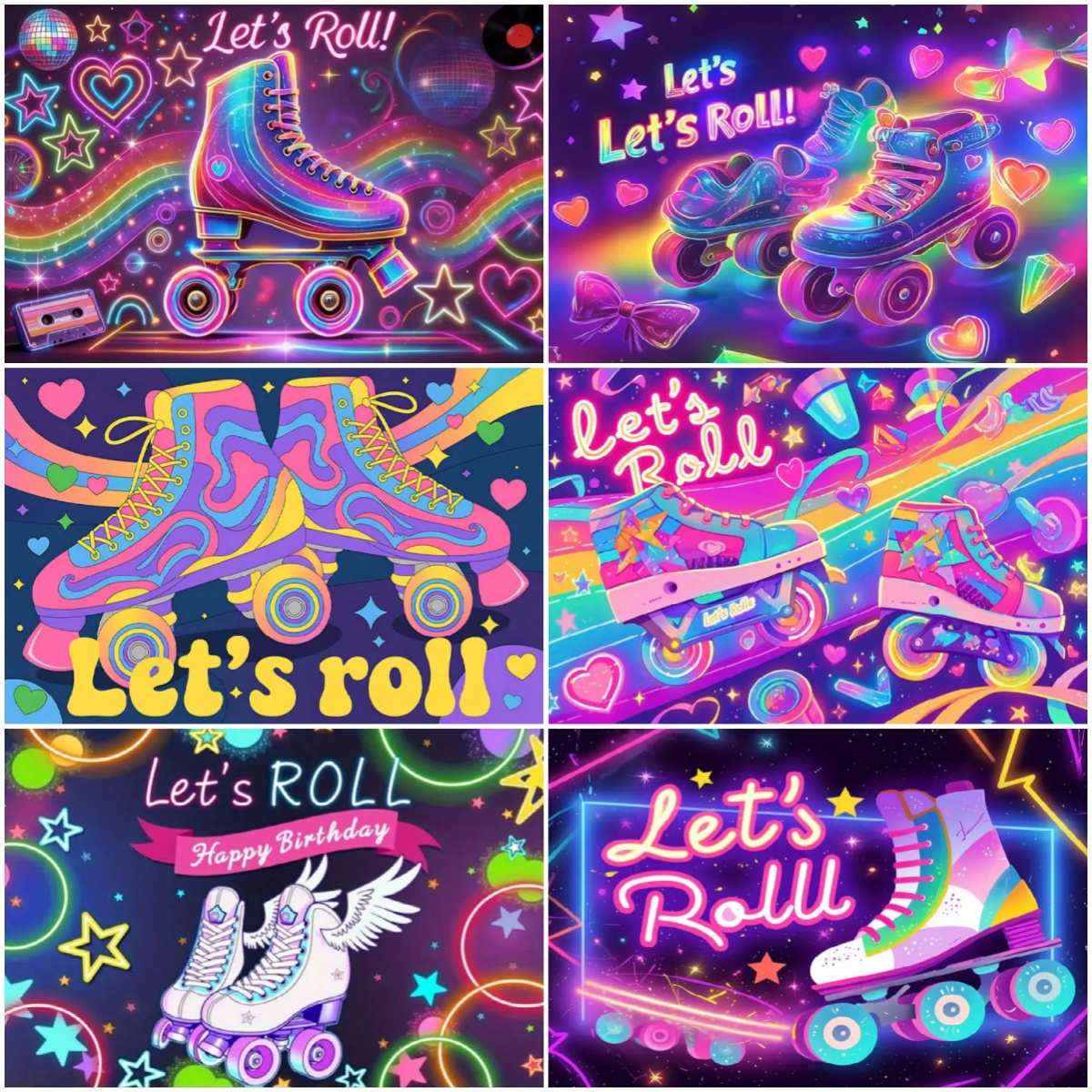 Roller Skating Shoes Theme Bir - Photography Lighting Backdrop のレビューと価格