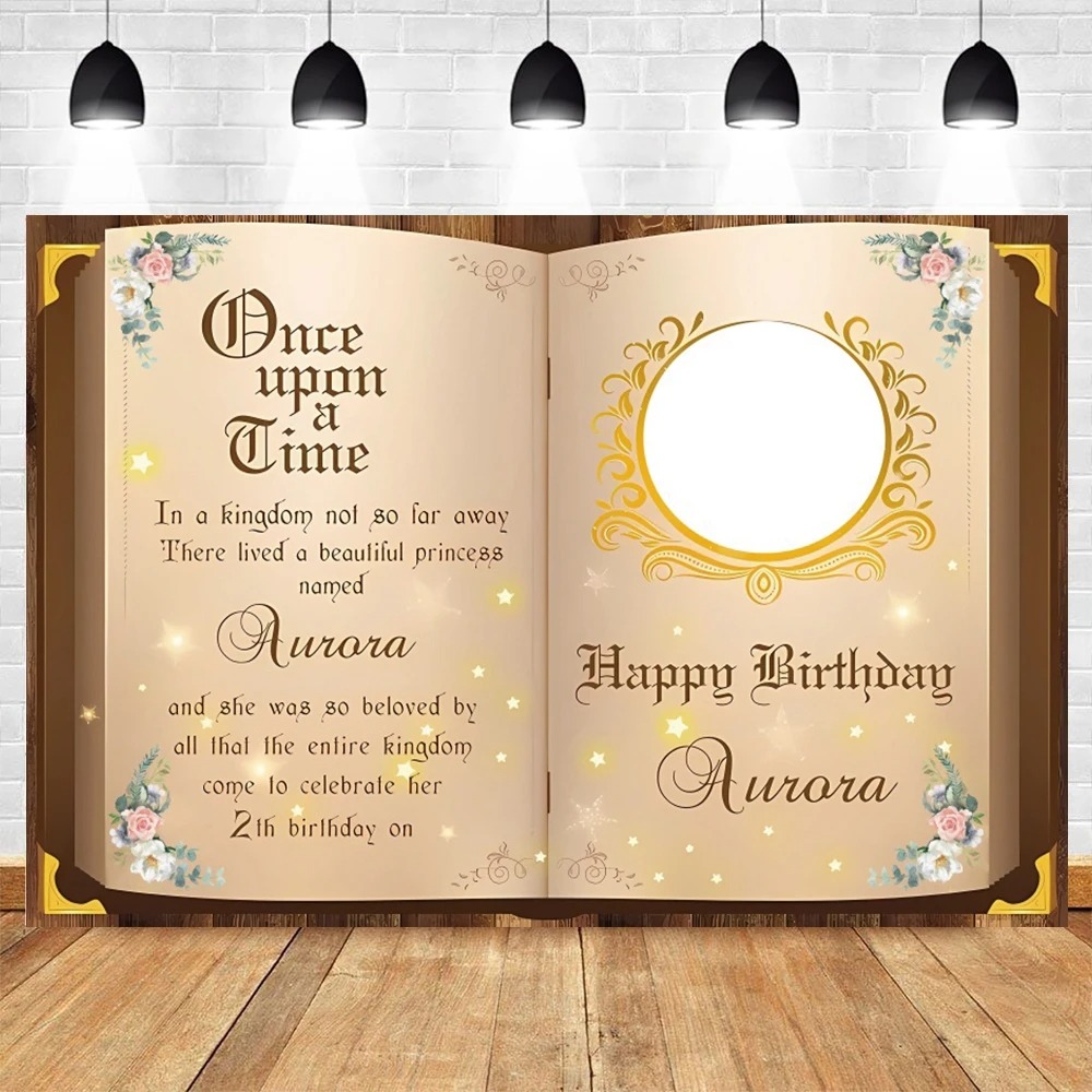 Fairy Tale Book Birthday Weddi - Photography Lighting Backdrop のレビューと価格