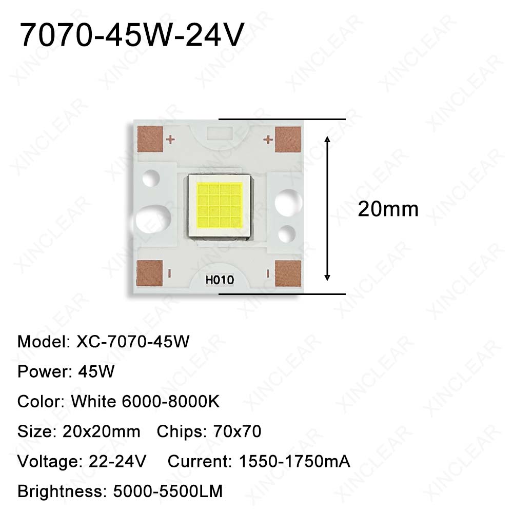 SMD 5050 7070 LED Chips 20W 45 - Photography Lighting Board のレビューと価格