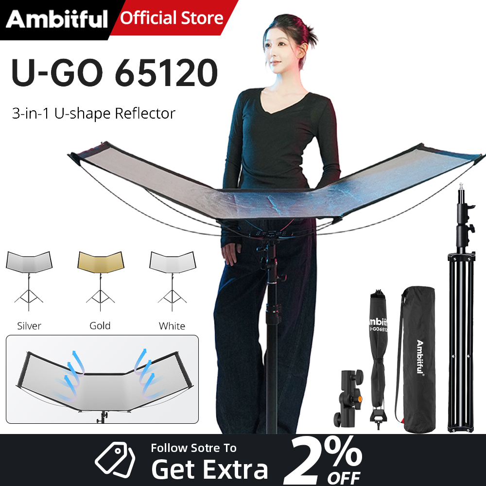 AMBITFUL 3in1 U-Type Light Dif - Photography Lighting Types のレビューと価格