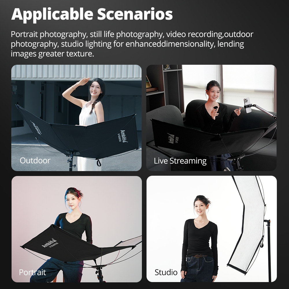 AMBITFUL 3in1 U-Type Light Dif - Photography Lighting Types のレビューと価格