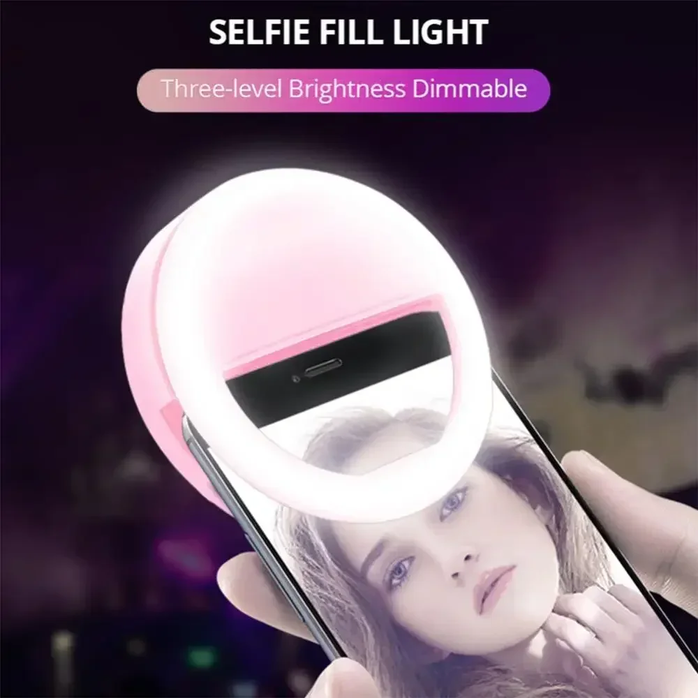 LED Selfie Ring Light Mobile P - Photography Lighting Ring のレビューと価格