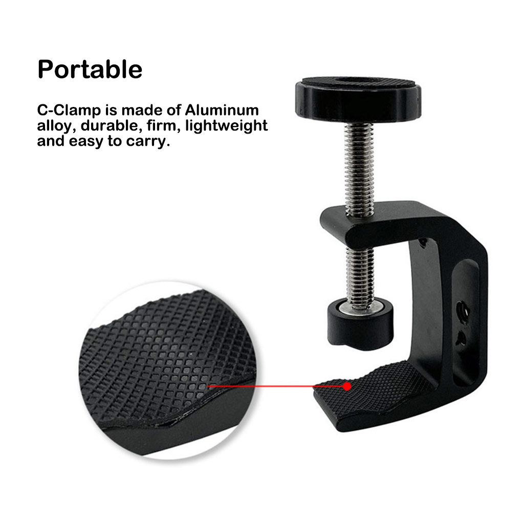 C- Shaped Clamp Aluminum Alloy - Photography Lighting Types のレビューと価格