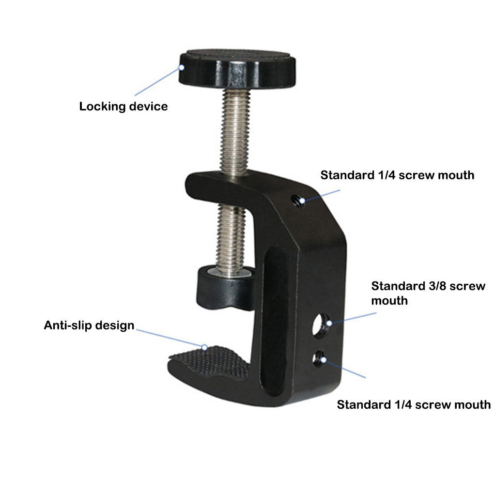 C- Shaped Clamp Aluminum Alloy - Photography Lighting Types のレビューと価格