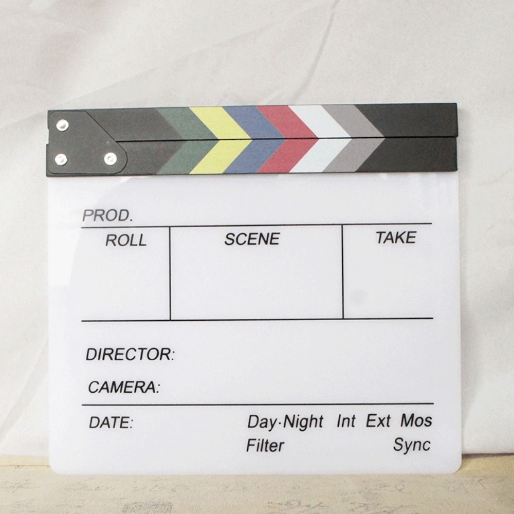Acrylic Regisseur Scene Clappe - Photography Lighting Board のレビューと価格