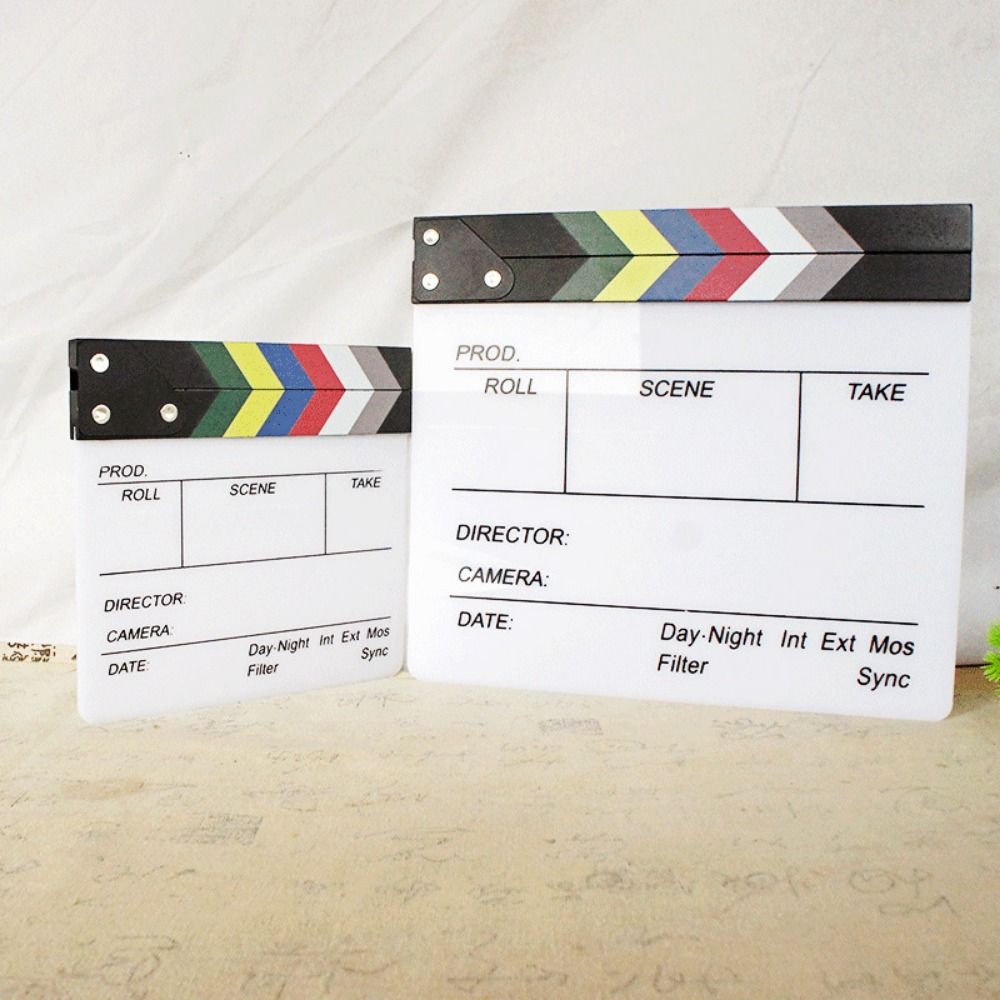 Acrylic Regisseur Scene Clappe - Photography Lighting Board のレビューと価格