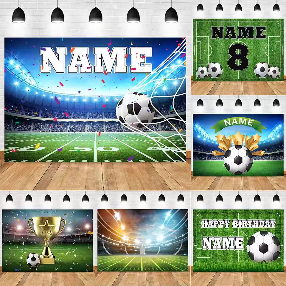 Football Backdrop Customize Na - Photography Lighting Backdrop のレビューと価格