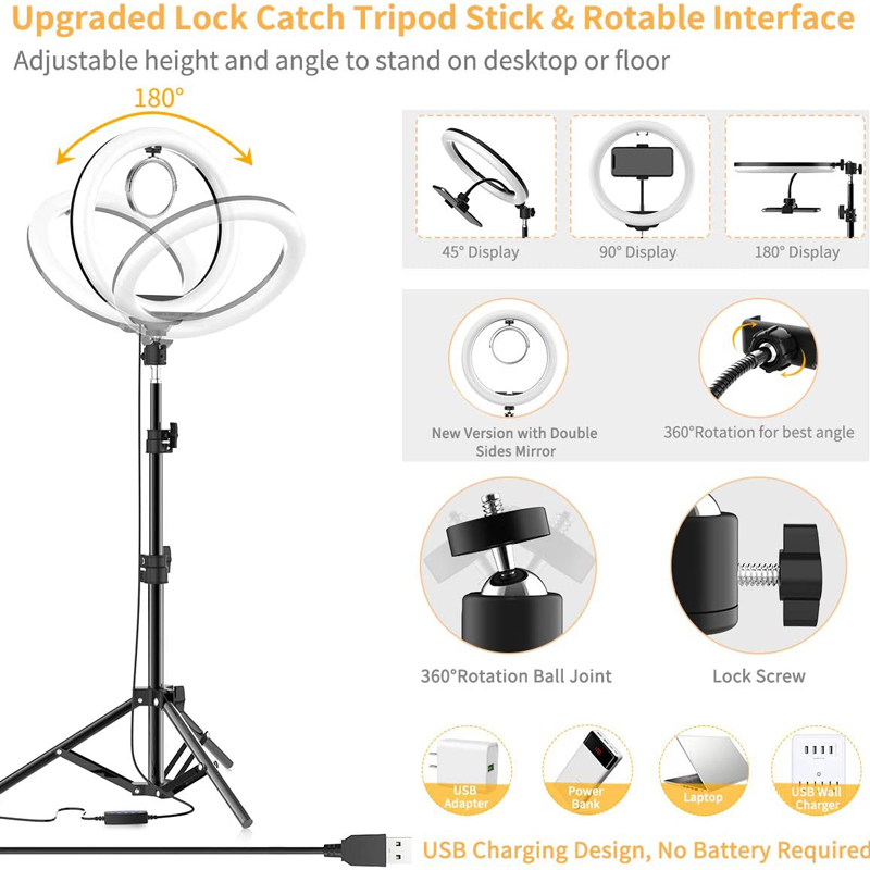 Video Light 16/26/33cm Selfie  - Photography Lighting Tent のレビューと価格