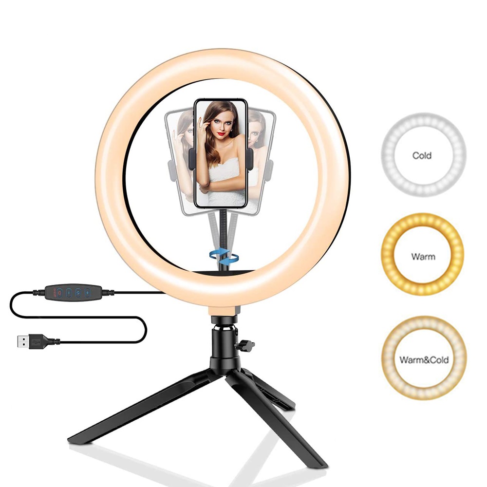 26cm 10 inch Led Ring Selfie L - Photography Lighting Tent のレビューと価格