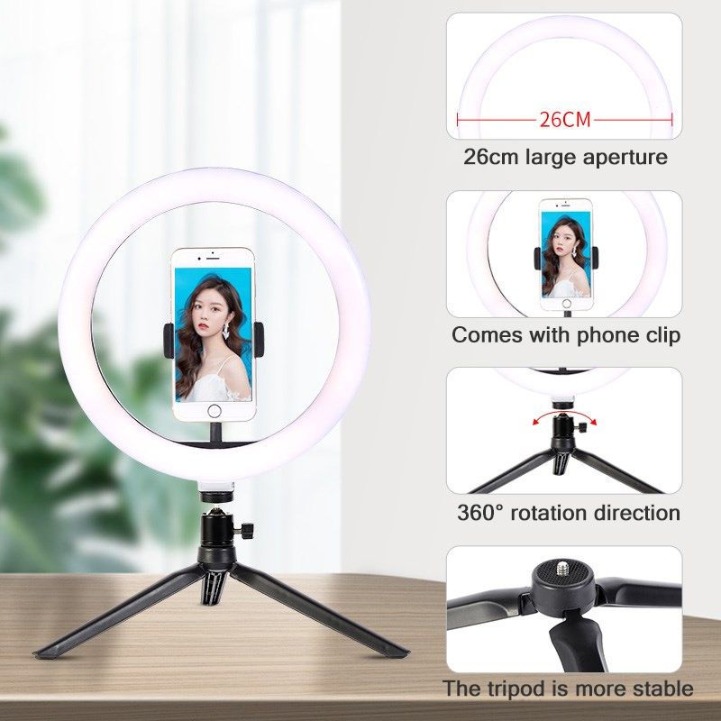 26cm 10 inch Led Ring Selfie L - Photography Lighting Tent のレビューと価格