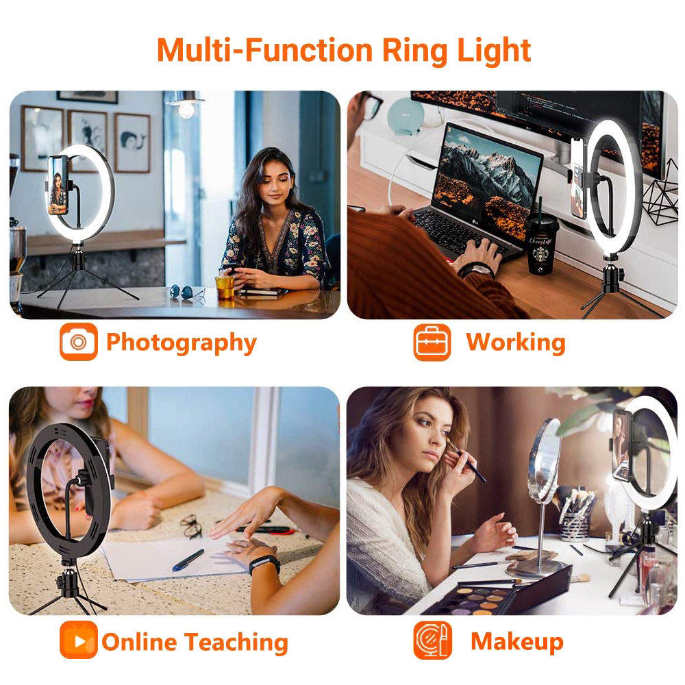 26cm 10 inch Led Ring Selfie L - Photography Lighting Tent のレビューと価格