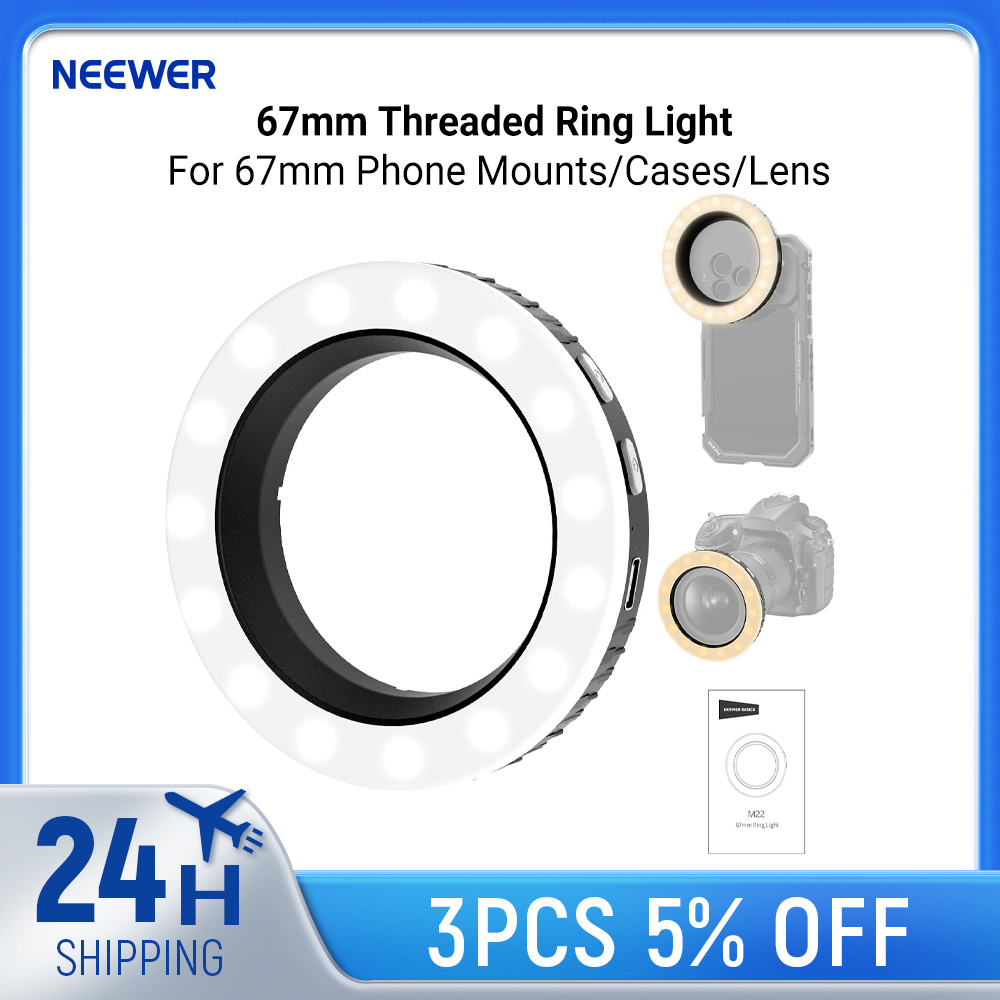 NEEWER Basics 67mm Threaded Ri - Photography Lighting Case のレビューと価格