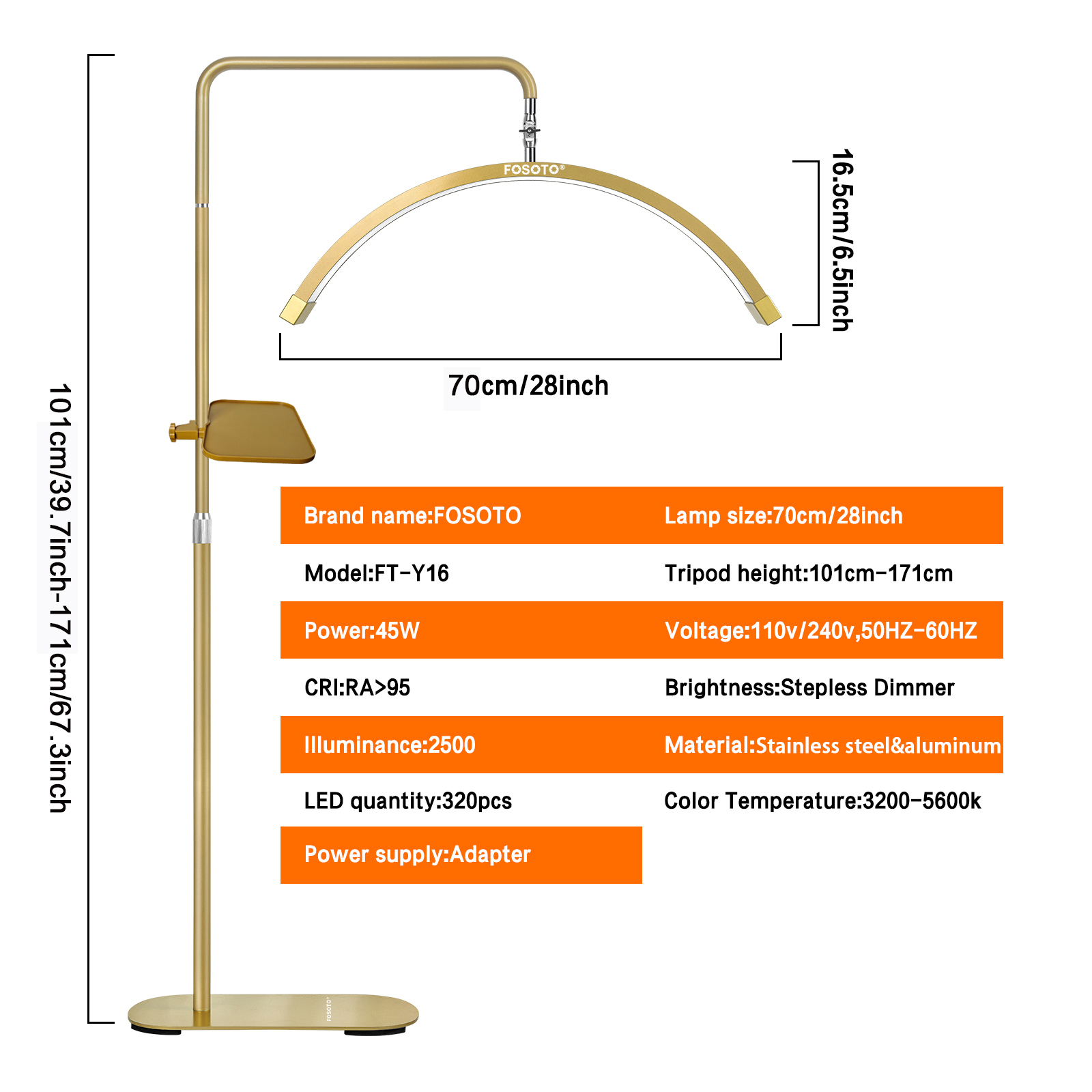 Fosoto Multi-directional Half- - Photography Lighting Direction のレビューと価格