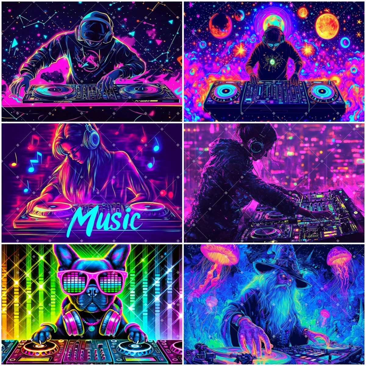 Hip Hop Music DJ Party Decorat - Photography Lighting Backdrop のレビューと価格