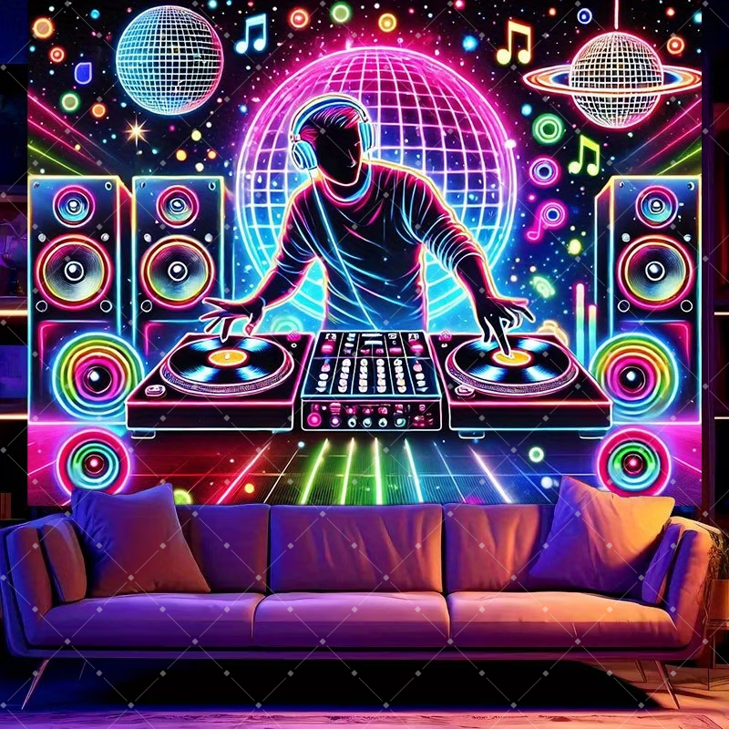 Hip Hop Music DJ Party Decorat - Photography Lighting Backdrop のレビューと価格