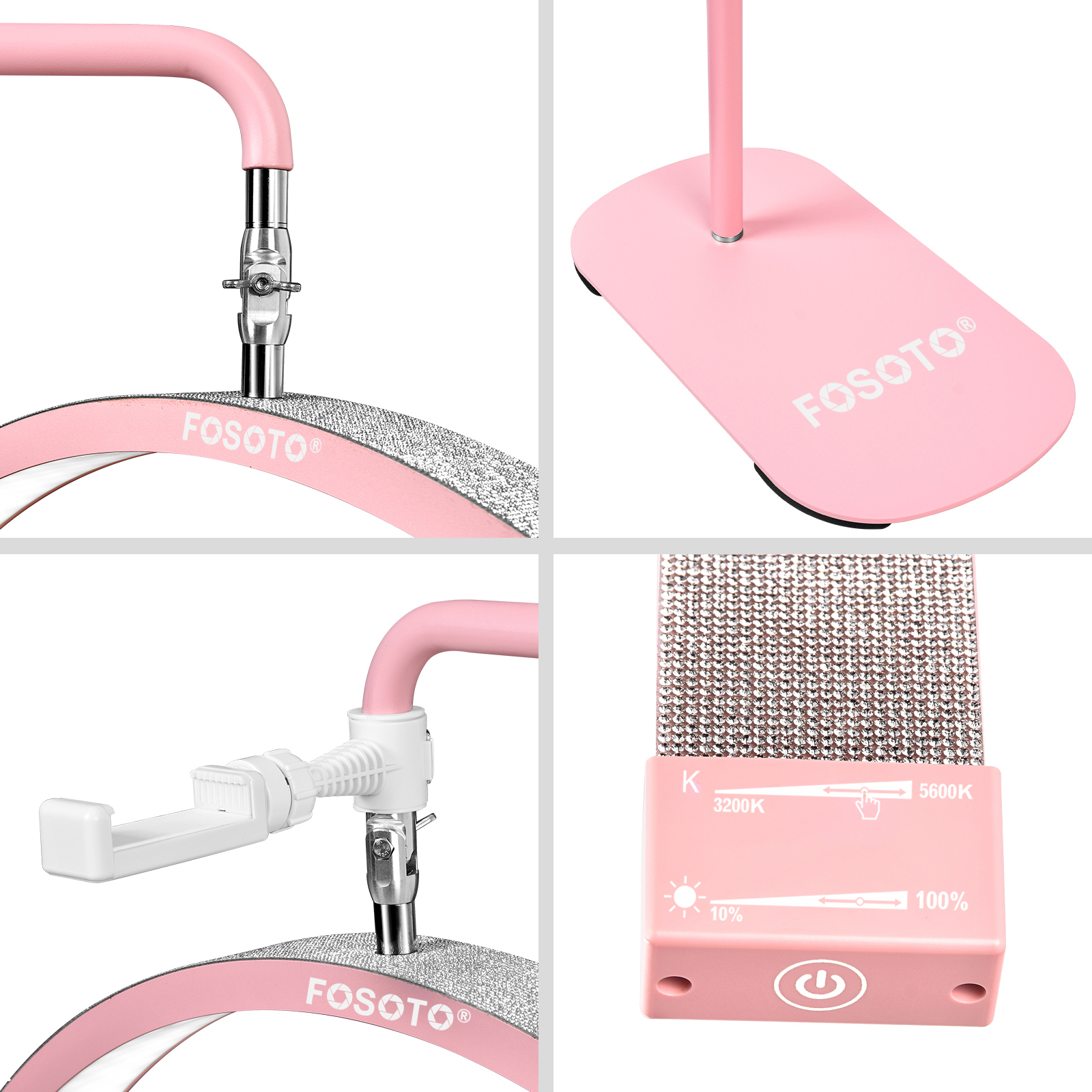 Fosoto Multi-directional Ring  - Photography Lighting Direction のレビューと価格