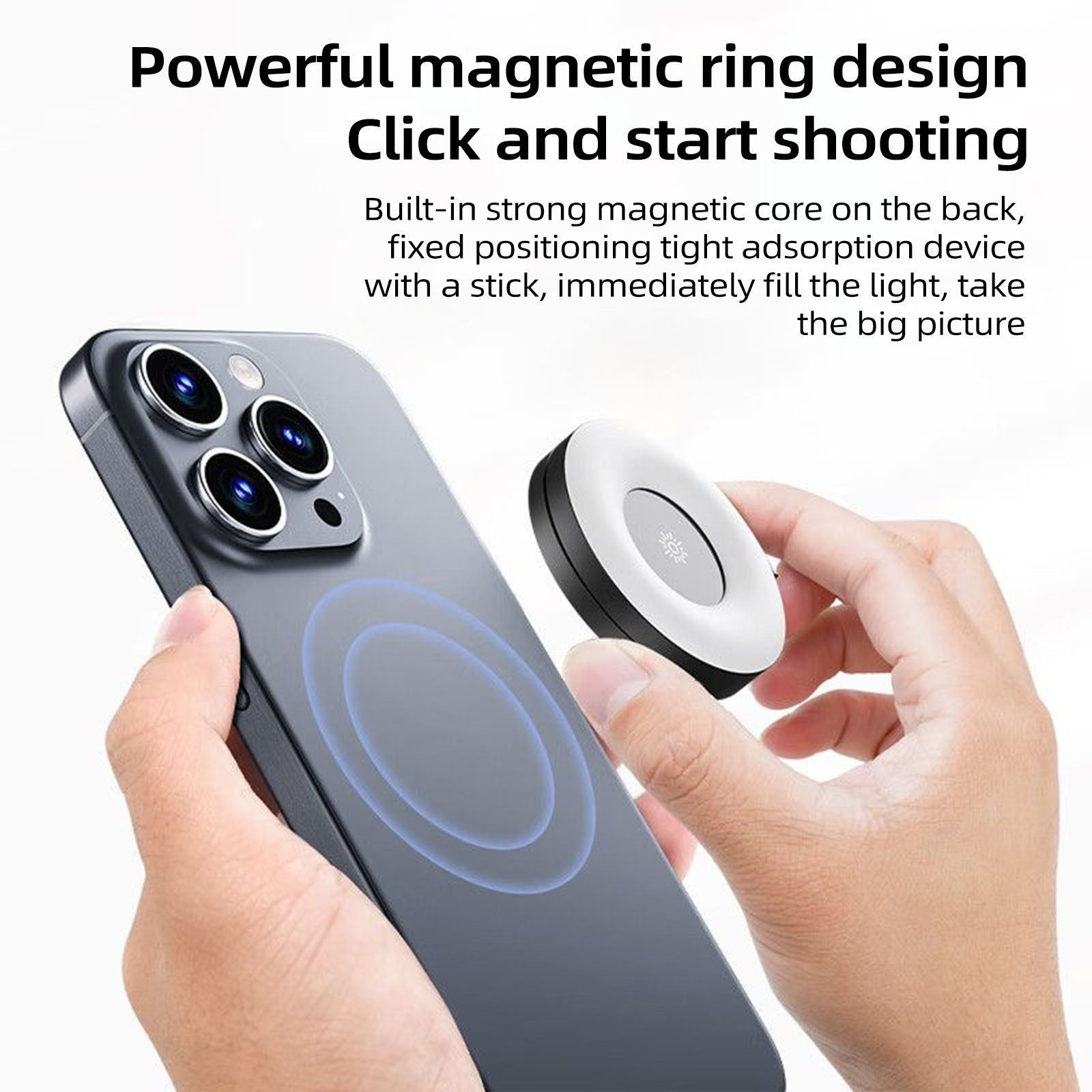 Magnetic Selfie Ring Light Sma - Photography Lighting Ring のレビューと価格