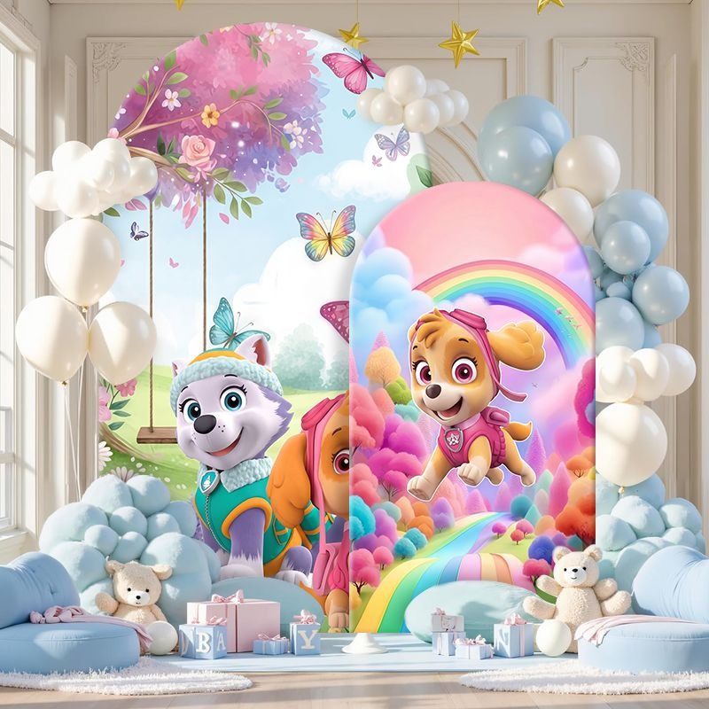 Paw Patrol Arch Backdrop Cover - Photography Lighting Backdrop のレビューと価格