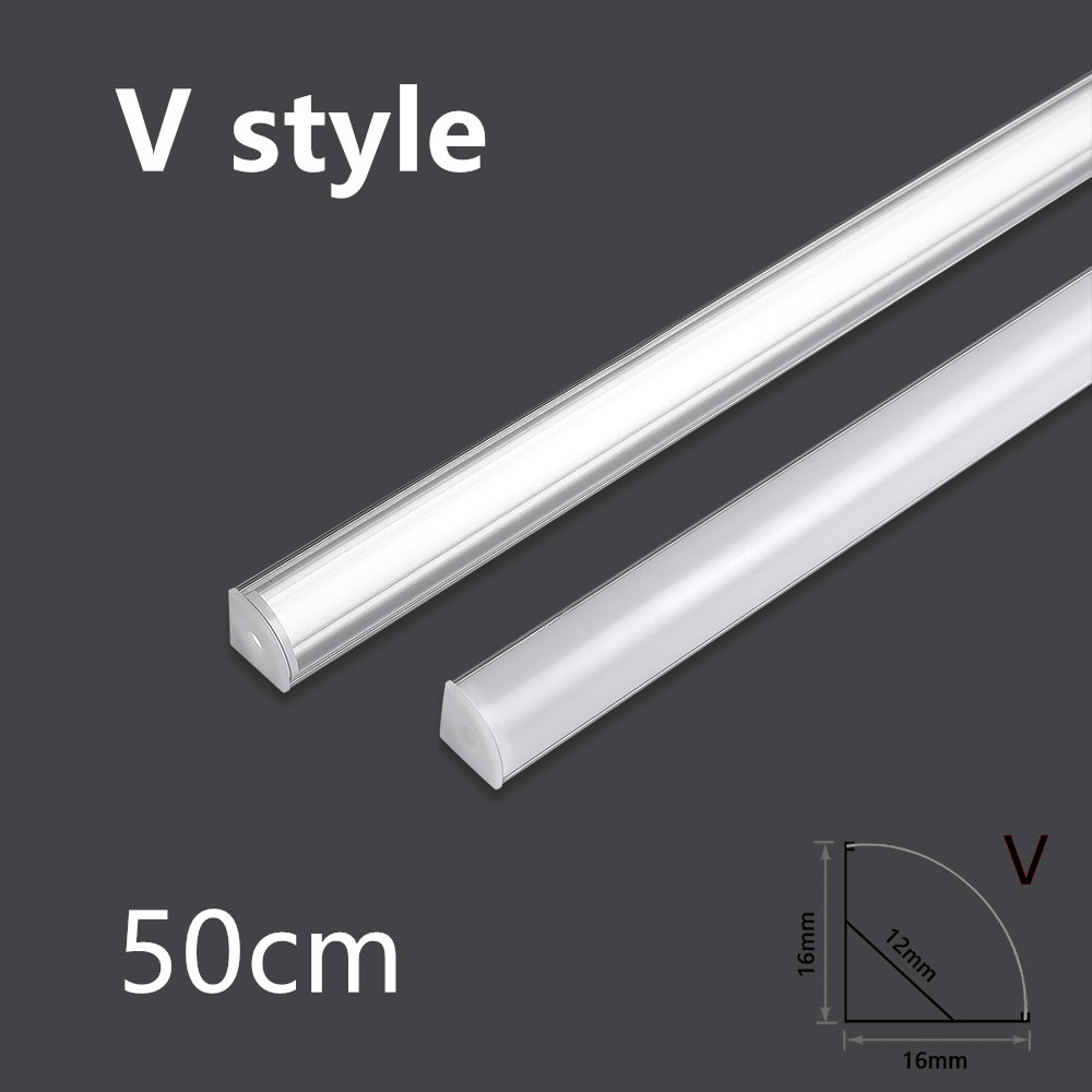 LED 50cm Aluminium Channel for - Diffusion Material Roll のレビューと価格