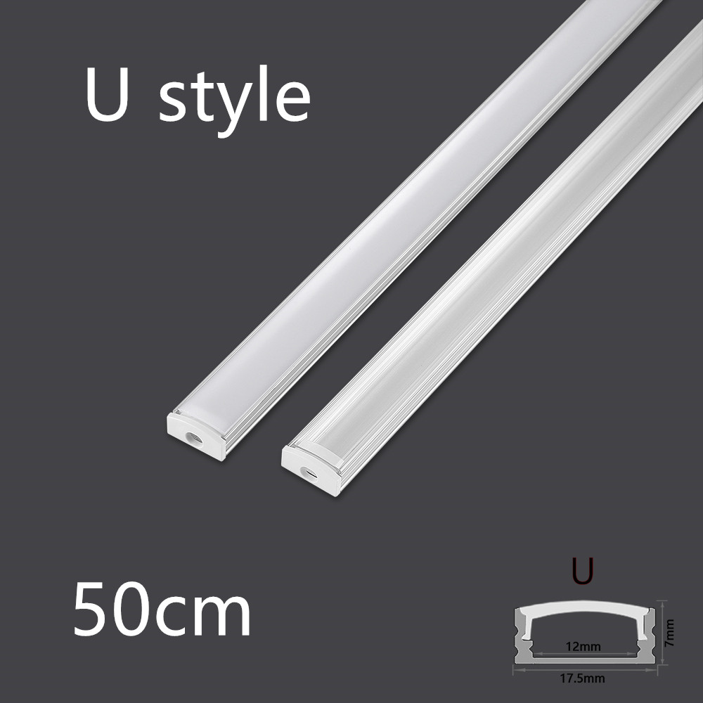 LED 50cm Aluminium Channel for - Diffusion Material Roll のレビューと価格