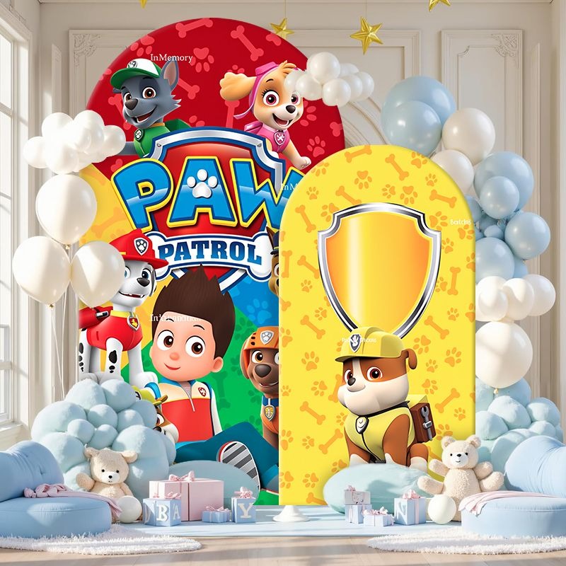 Paw Patrol Arch Backdrop Cover - Photography Lighting Backdrop のレビューと価格