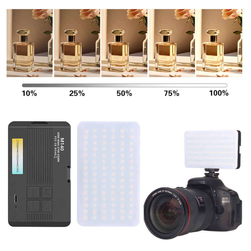 LED Camera Light Rechargeable  - Photography Lighting Handheld のレビューと価格