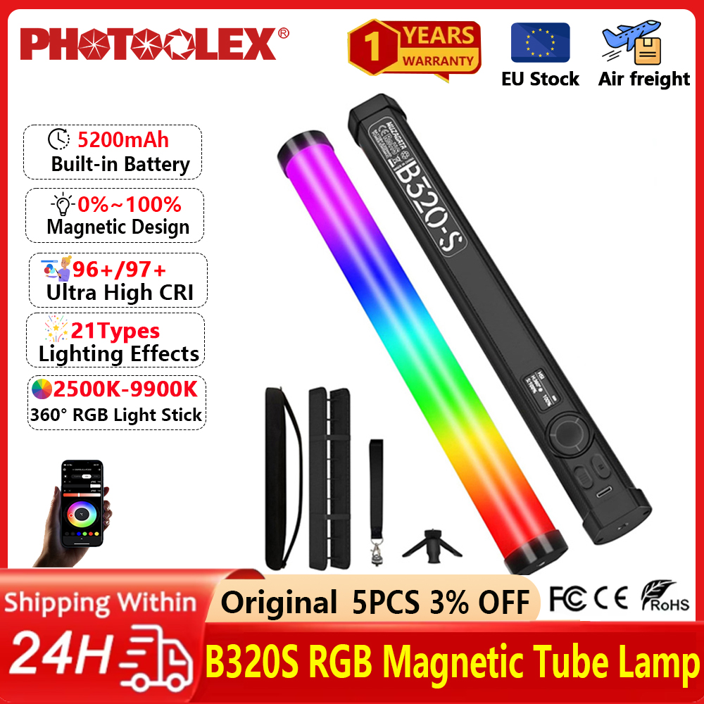 PHOTOLEX RGB Colorful Stick Li - Photography Lighting Types のレビューと価格