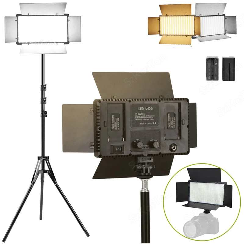 U800 U600 LED Photo Studio Vid - Photography Lighting Board のレビューと価格