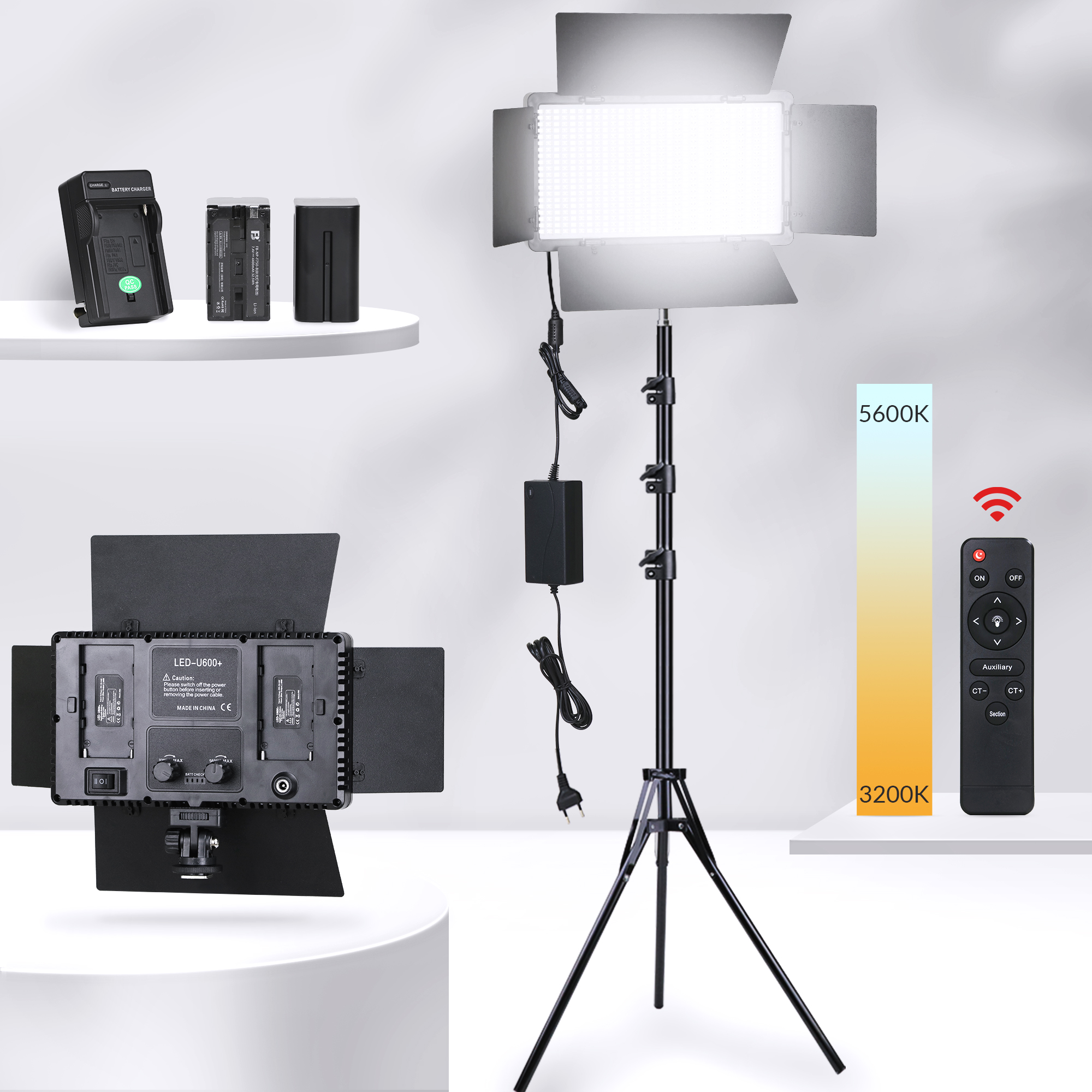 40W Led Video Light Panel 3300 - Photography Lighting Board のレビューと価格