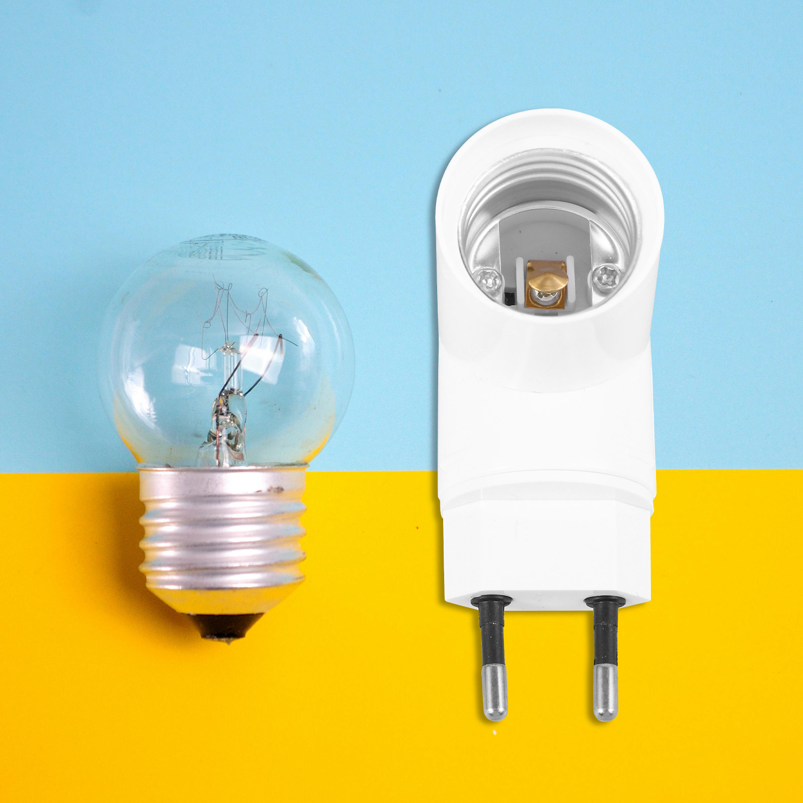 2pcs Eu Plug To E27 Light Sock - Photography Lighting Workshops のレビューと価格